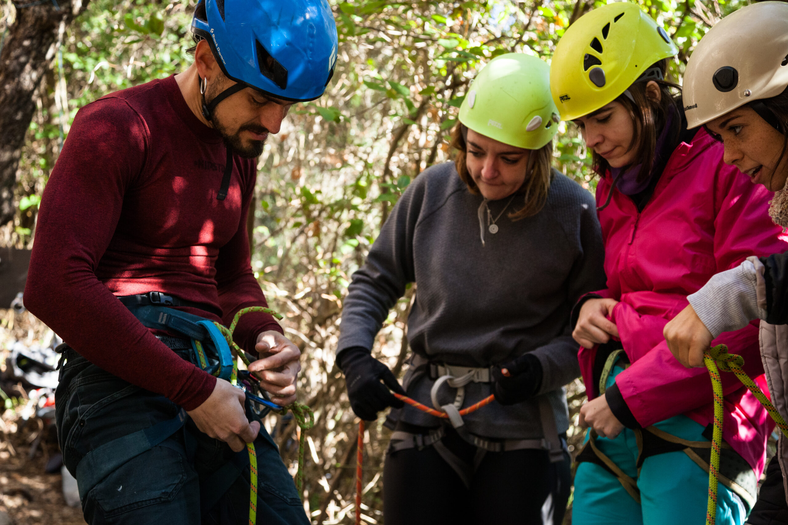 Bateig escalada esportiva amb Enfilat
